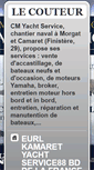 Mobile Screenshot of cm-yacht-service.com